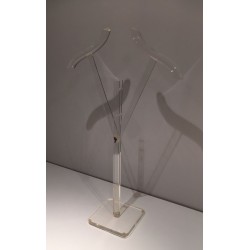 Plexiglass Lucite Valet Stand, French Mid-Century Modern, c.1970