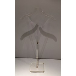 Plexiglass Lucite Valet Stand, French Mid-Century Modern, c.1970