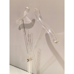Plexiglass Lucite Valet Stand, French Mid-Century Modern, c.1970