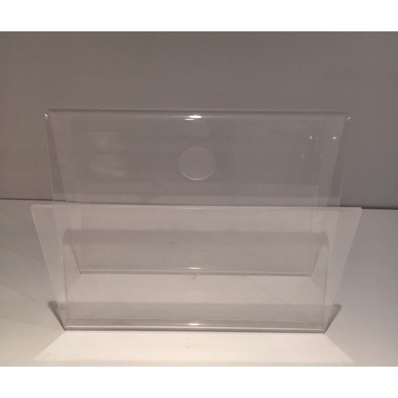 Plexiglass Magazine Rack, French Mid-Century Modern, c.1970