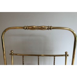 Porte-Revues Laiton Néo-classique Grand-Luxe, Travail Français, vers 1970