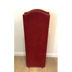 Napoleonic Screen, Fornasetti Style, Red Velvet & Print, French, circa 1940