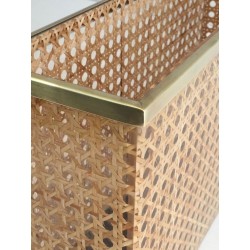 Plexiglass Cane Magazine Rack Dior-Crespi Style French 1970