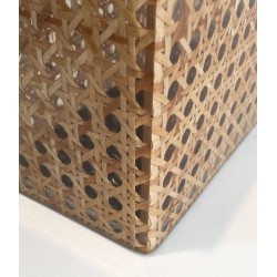 Porte-Revues Plexiglass Cannage Style Dior-Crespi Français 1970