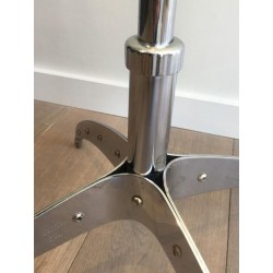 Chrome Riveted Coat Rack Yasuaki Sasamoto Dulton Japanese 1980