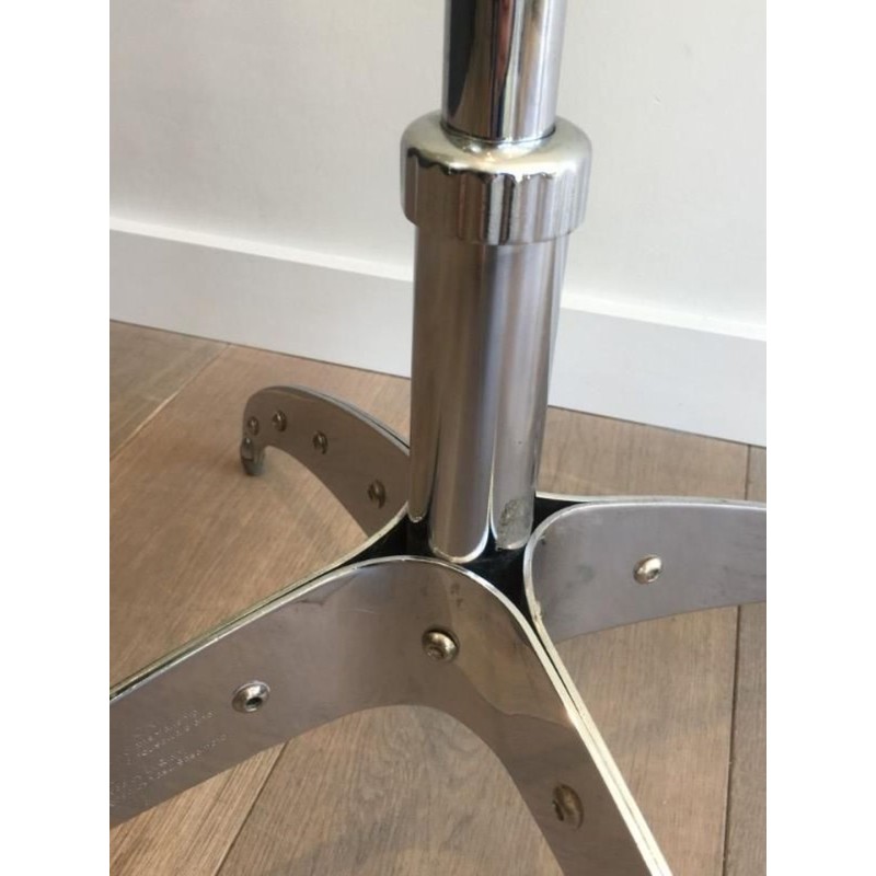 Chrome Riveted Coat Rack Yasuaki Sasamoto Dulton Japanese 1980