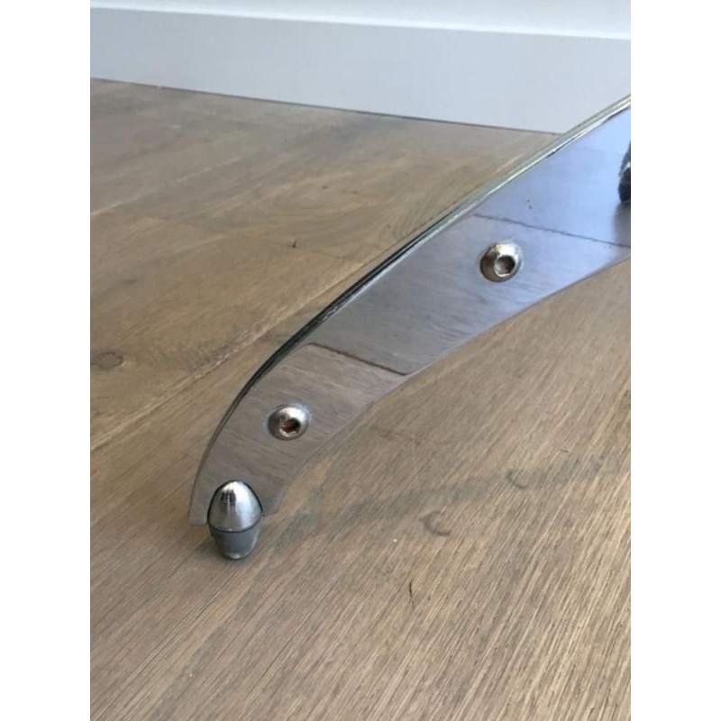 Chrome Riveted Coat Rack Yasuaki Sasamoto Dulton Japanese 1980