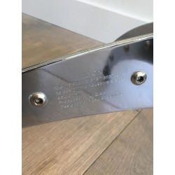 Chrome Riveted Coat Rack Yasuaki Sasamoto Dulton Japanese 1980