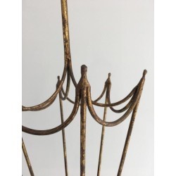 Gilt Iron Umbrella Stand Art Déco French circa 1935