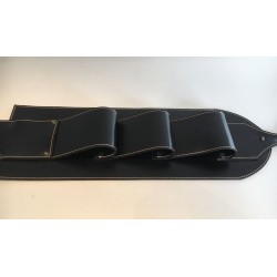 Porte-Revues Mural en Cuir. Attribué à Jacques Adnet