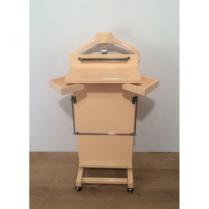 Lacquered Wood Valet Stand, Mid-Century Modern, French circa 1975 | Maison BARROIS