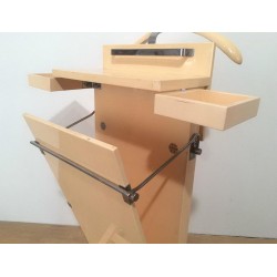 Lacquered Wood Valet Stand, Mid-Century Modern, French circa 1975 | Maison BARROIS