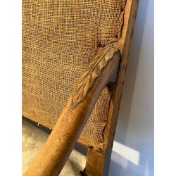 High-Backed Walnut Sofa, Louis XIII Style, French Work, circa 1880