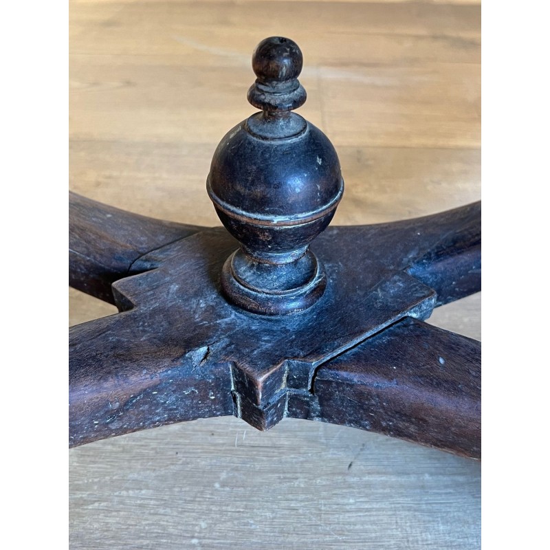 High-Backed Walnut Sofa, Louis XIII Style, French Work, circa 1880