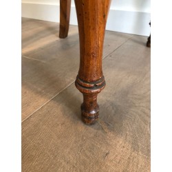 Mahogany Office Armchair English Regency Swan-Neck circa 1830