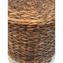 Petit Tabouret Corde Style Audoux-Minet France 1950