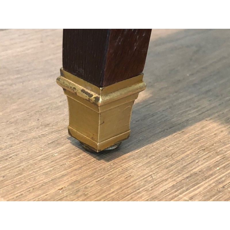 Tabouret Néoclassique Acajou, Travail Français, 1950 | Maison BARROIS