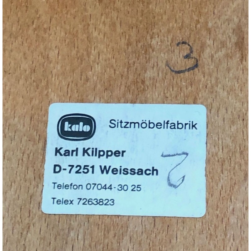 6 Stackable Pine Chairs by Karl Klipper, circa 1970 | Maison BARROIS