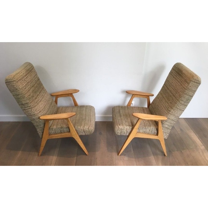 Pair of Vintage French Armchairs | Maison BARROIS