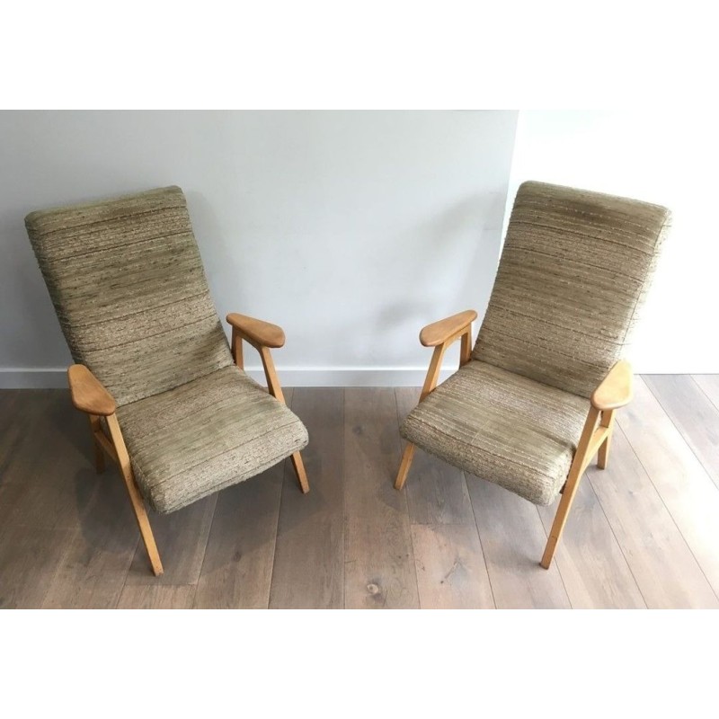 Pair of Vintage French Armchairs | Maison BARROIS