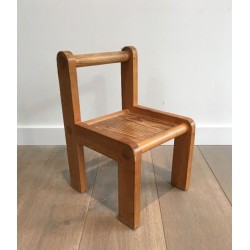 Pair of Unusual Children’s Chairs, circa 1970 | Maison BARROIS