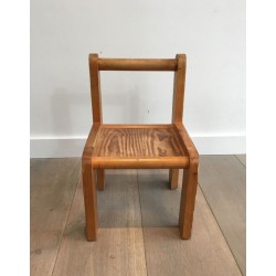 Pair of Unusual Children’s Chairs, circa 1970 | Maison BARROIS