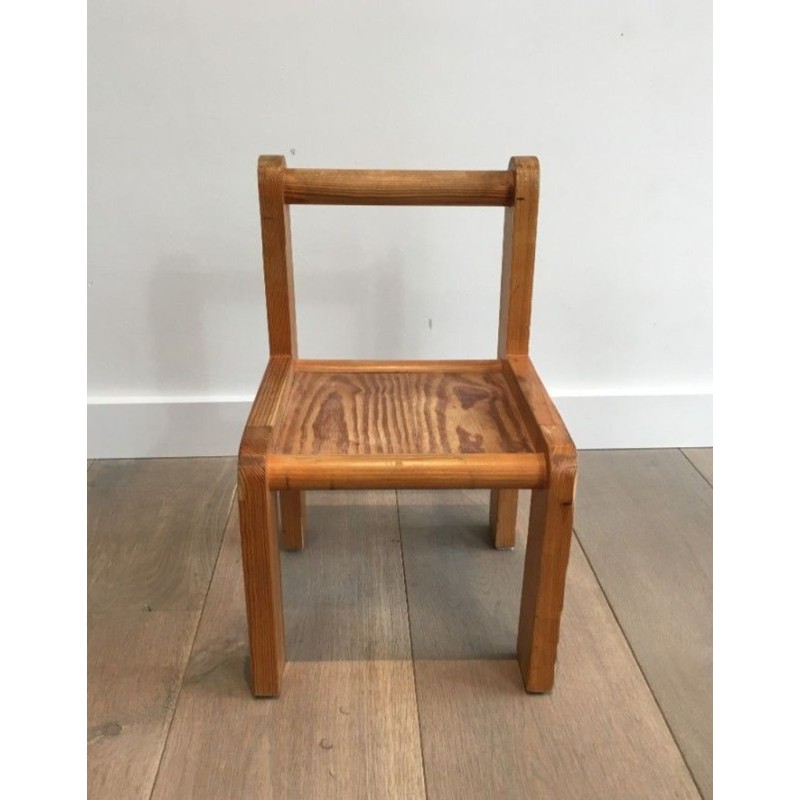 Paire de Petites Chaises d’Enfants Insolites, 1970 | Maison BARROIS