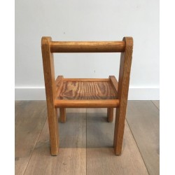 Pair of Unusual Children’s Chairs, circa 1970 | Maison BARROIS