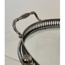 Maison Jansen Silvered Brass Drinks Trolley, circa 1940 | Maison BARROIS