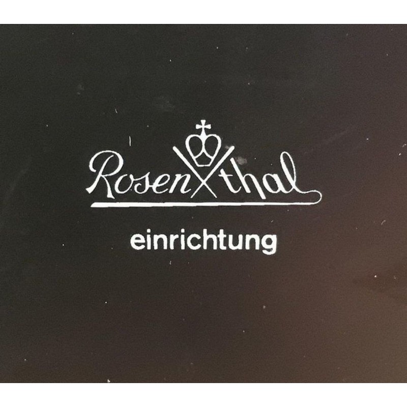 4 Rosenthal Black Lacquer Leather Armchairs on Casters, 1970 | Maison BARROIS