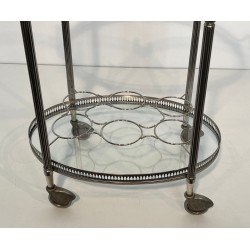 Maison Jansen Silvered Brass Drinks Trolley, circa 1940 | Maison BARROIS