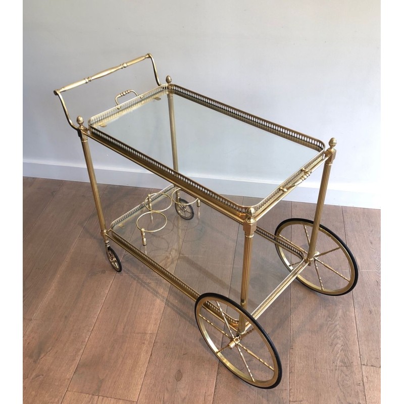 Neoclassical Brass Drinks Trolley by Maison Jansen, circa 1940 | Maison BARROIS
