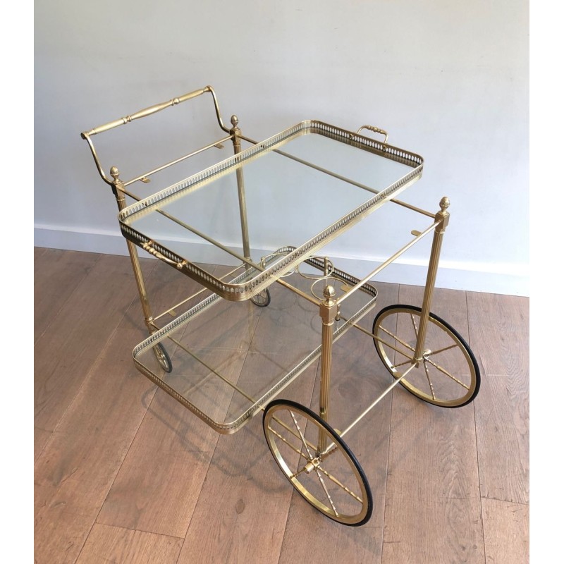 Neoclassical Brass Drinks Trolley by Maison Jansen, circa 1940 | Maison BARROIS