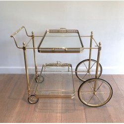Neoclassical Brass Drinks Trolley by Maison Jansen, circa 1940 | Maison BARROIS