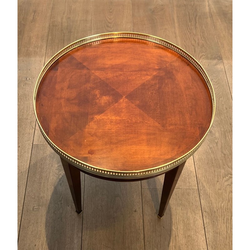 Pair of Neoclassical Mahogany Bouillotte Tables, French Work, circa 1940 | Maison BARROIS