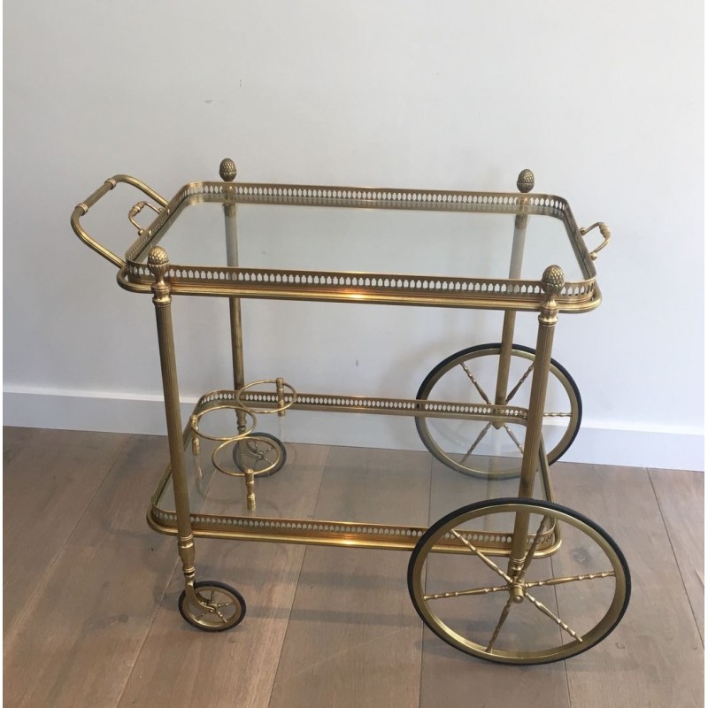 Table Roulante De Style Néoclassique En Laiton de la Maison Bagués