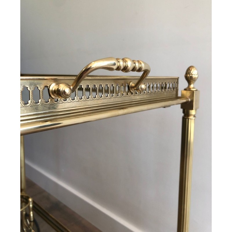 Neoclassical Brass Drinks Trolley by Maison Jansen, circa 1940 | Maison BARROIS