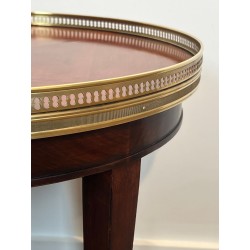 Pair of Neoclassical Mahogany Bouillotte Tables, French Work, circa 1940 | Maison BARROIS