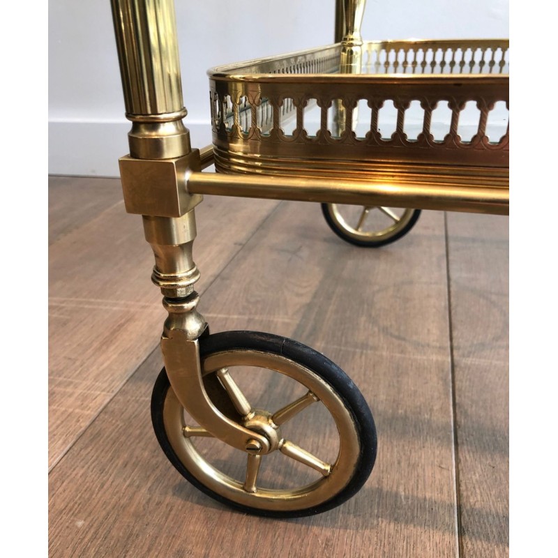 Neoclassical Brass Drinks Trolley by Maison Jansen, circa 1940 | Maison BARROIS