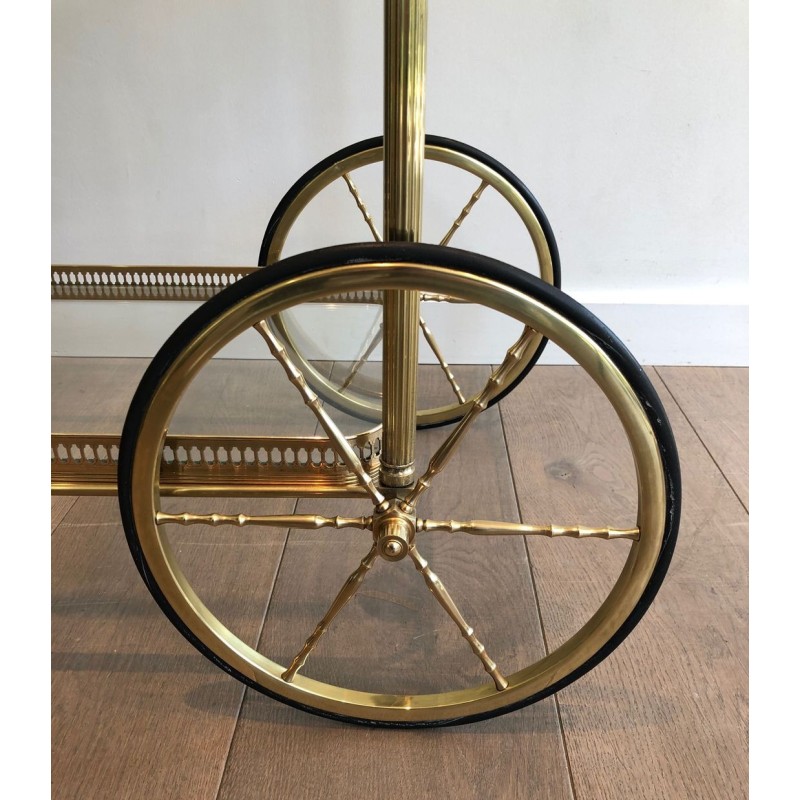 Neoclassical Brass Drinks Trolley by Maison Jansen, circa 1940 | Maison BARROIS