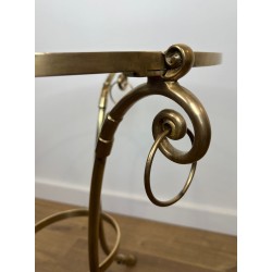 Guéridon en Laiton de la Maison Jansen