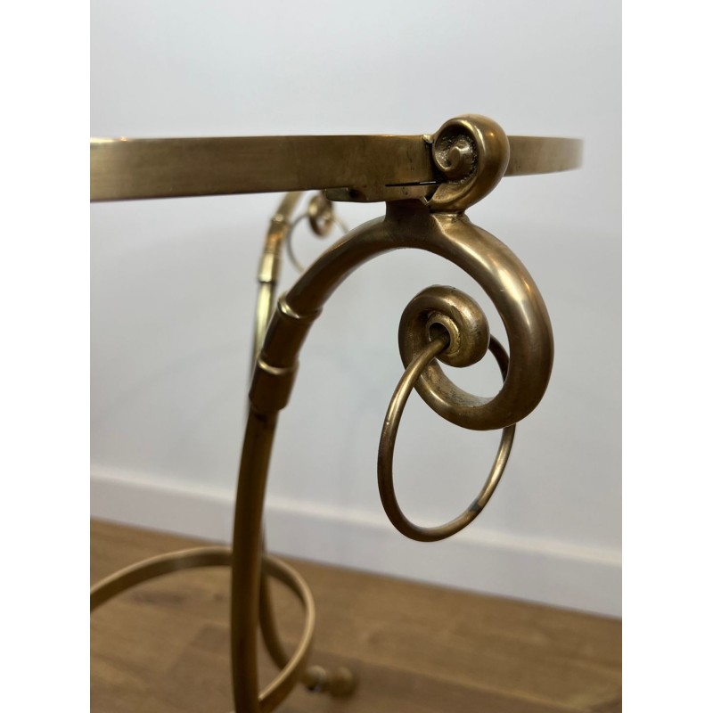 Guéridon en Laiton de la Maison Jansen