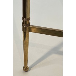 Paire de Bouts de Canapé Néoclassiques Laiton et Marbre, Maison Jansen, vers 1940 | Maison BARROIS