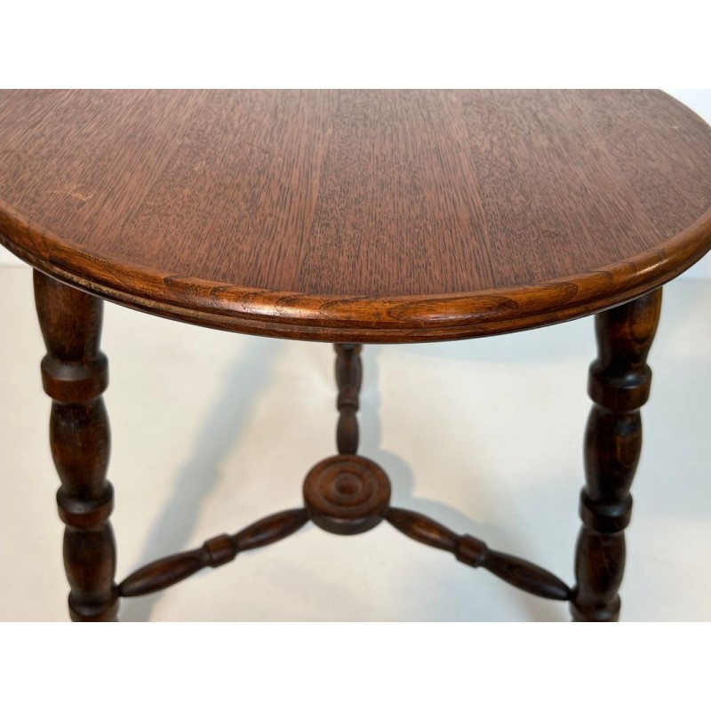 Turned Wood Coffee Table by Charles Dudouyt, France, circa 1950 | Maison BARROIS