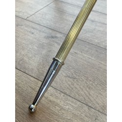 Round Tripod Brass Coffee Table, French Mid-Century Modern Design, circa 1970