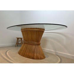 Wheat-Sheaf Dining Table, Elinor McGuire, circa 1975