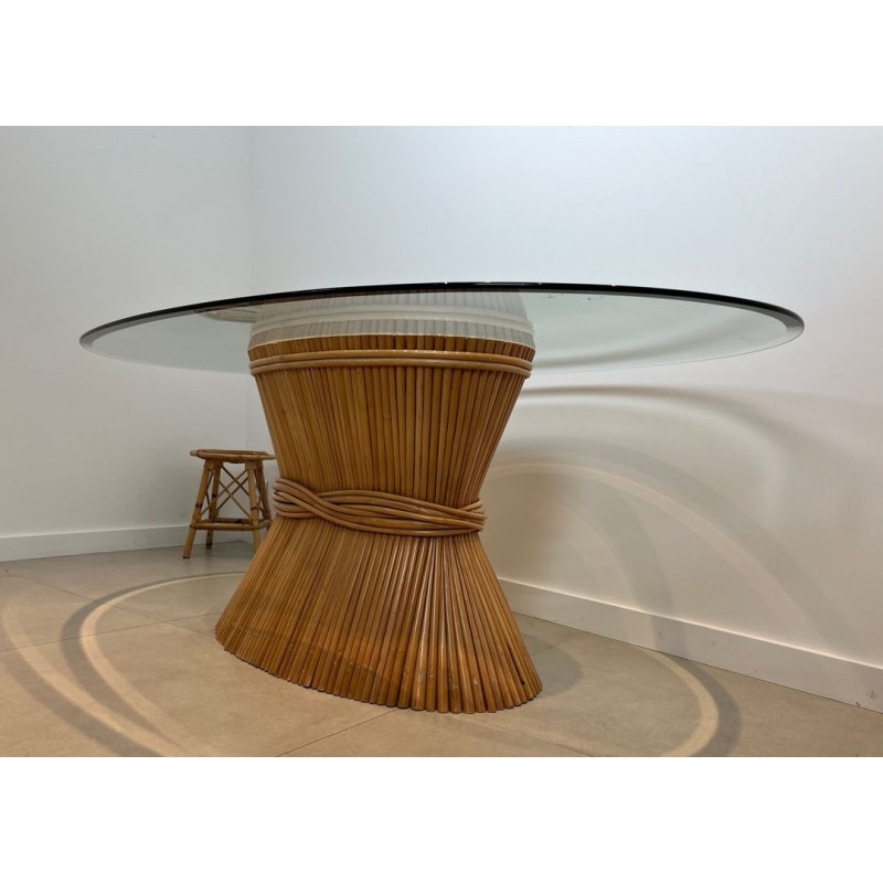 Wheat-Sheaf Dining Table, Elinor McGuire, circa 1975