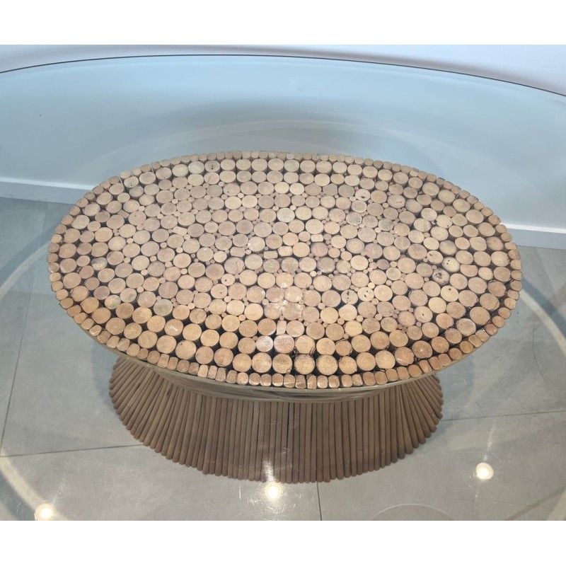 Wheat-Sheaf Dining Table, Elinor McGuire, circa 1975