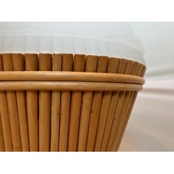 Table Épi de Blé en Bambou, Elinor McGuire, vers 1975