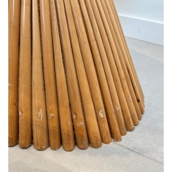 Table Épi de Blé en Bambou, Elinor McGuire, vers 1975